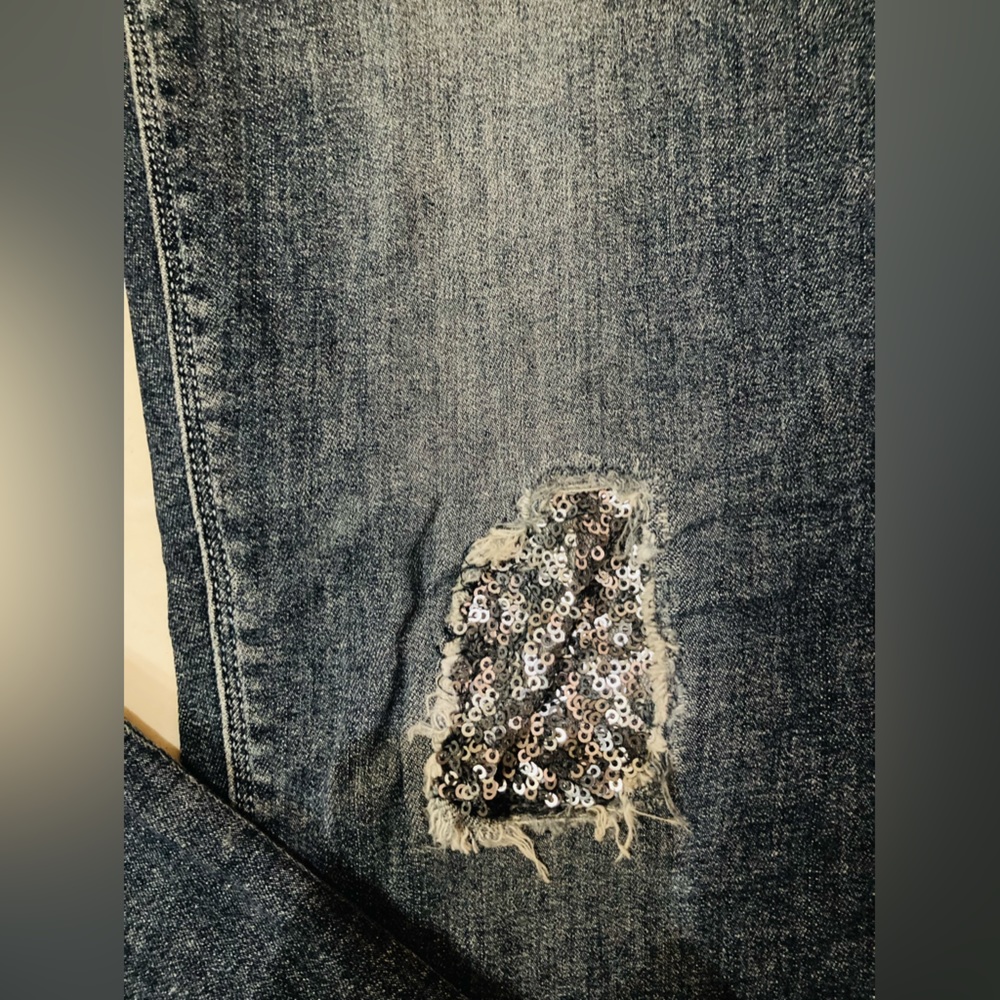 Lee cooper sequin patches slim jeans - Picture 6 of 6